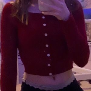 red crop top